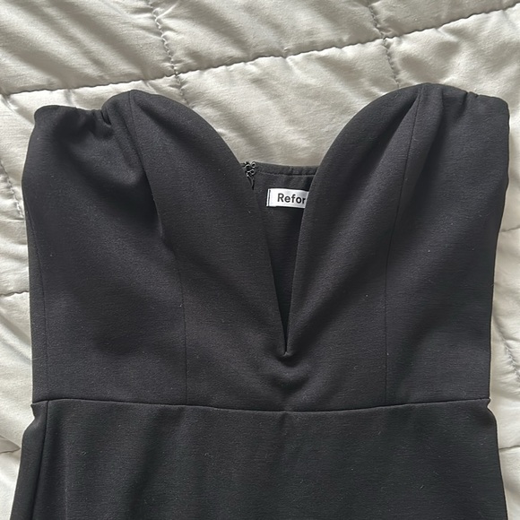 Reformation Orla Dress in Black size 2 NWOT - Picture 4 of 5